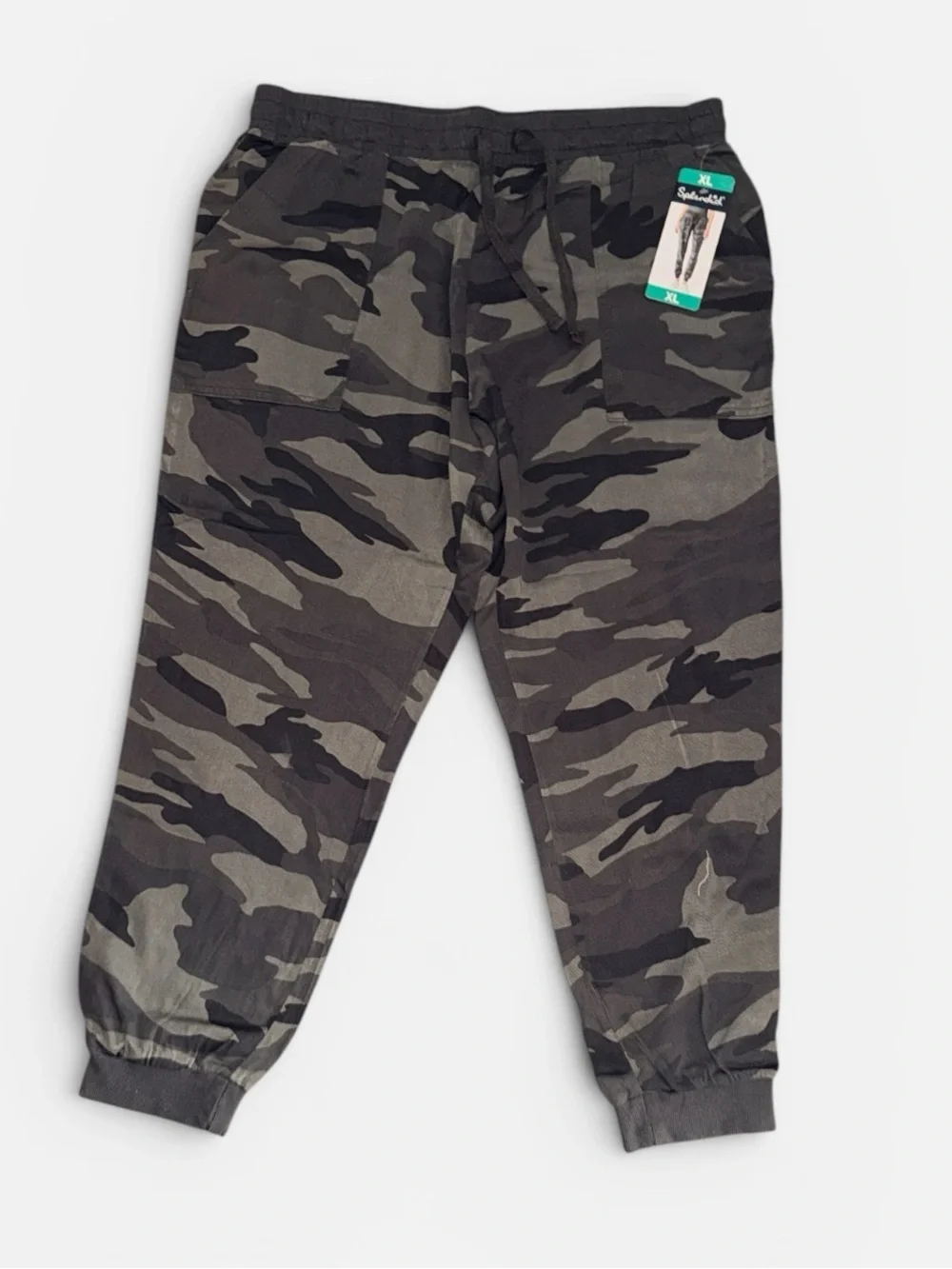 Splendid Ladies' Knit Jogger Casual Pants - Camo - XL  New w/ Tags